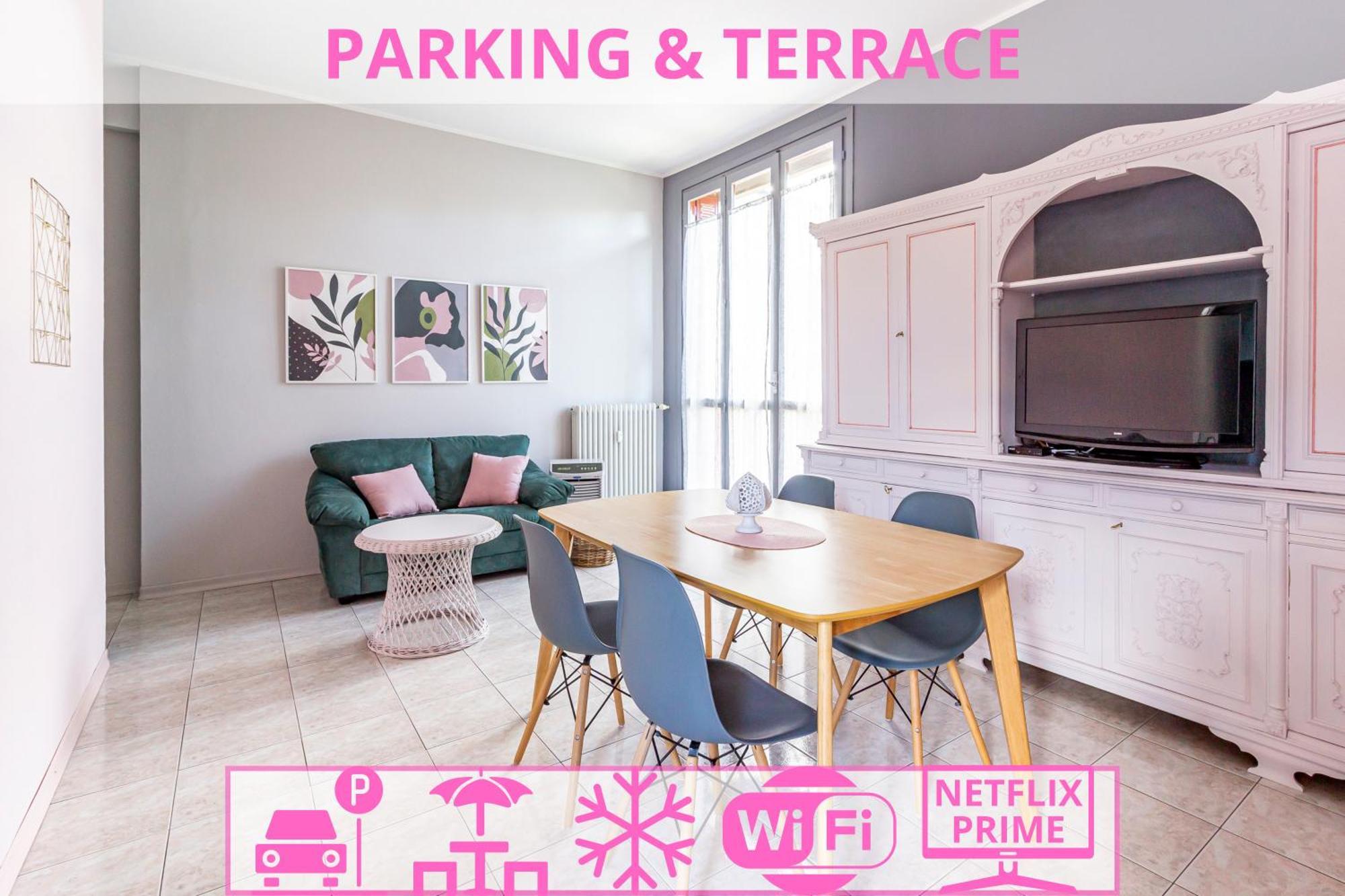 Parking & Terrace - Large 90 Mq - Self Check-In & Remote Access Apartment Комо Екстериор снимка